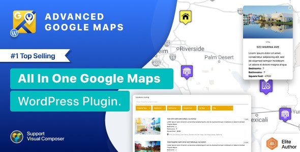 CodeCanyon - Advanced Google Maps Plugin for Wordpress v5.3.0 - 5211638