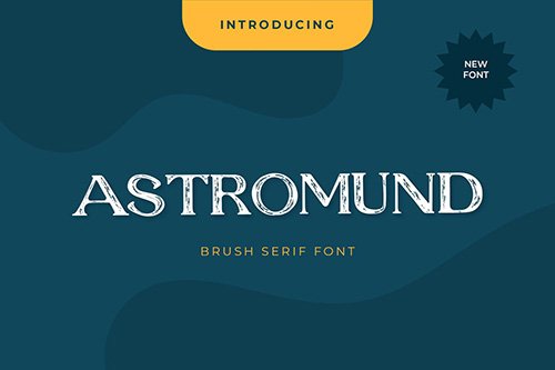 Astromund Serif Display Font