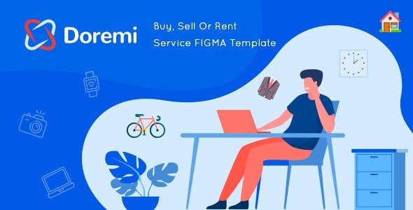 ThemeForest - Doremi v1.0 - Rent Anything FIGMA Template - 29689957