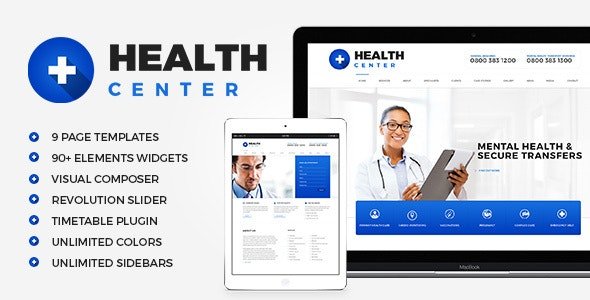 ThemeForest - Health Center v2.2 - Medical WordPress theme - 12279256