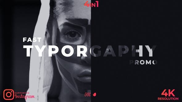Videohive - Fast Typography Promo - 25863265