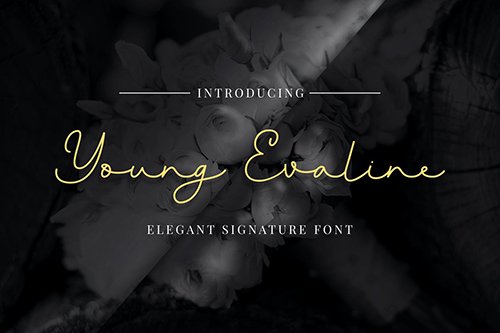 Young Evaline - Elegant Signature