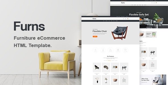 ThemeForest - Furns v1.0 - Furniture eCommerce HTML Template - 29896131