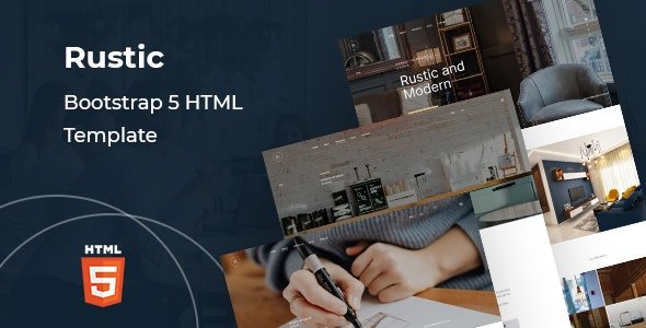 ThemeForest - Rustic v1.0 - Corporate Bootstrap 5 HTML Template - 30167008