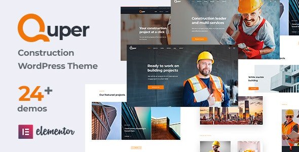 ThemeForest - Quper v1.9 - Construction and Architecture WordPress Theme - 29101039