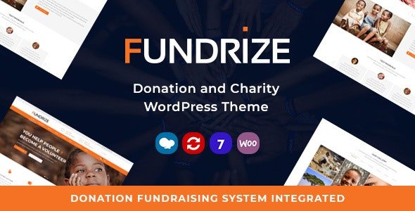 ThemeForest - Fundrize v1.28 - Responsive Donation & Charity WordPress Theme - 20971587