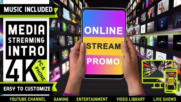 Videohive - Media Streaming Content Intro Logo - 29327378