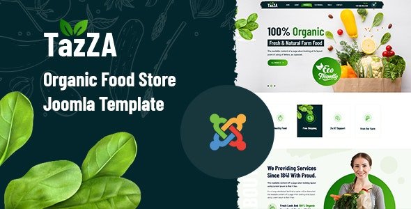 ThemeForest - TazZA v1.2 - Organic Food Store Joomla Template - 30006704