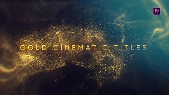 VideoHive - Gold Cinematic Titles Mogrt - 23260042