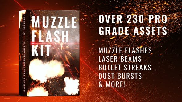 VideoHive - Real Muzzle Flash Kit - 29449489