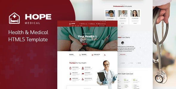 ThemeForest - Hope v1.0 - Health & Medical HTML5 Template - 30238605