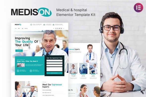 ThemeForest - Medison v1.0.0 - Hospital & Healthcare Clinic Elementor Template Kit - 30223793