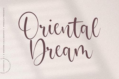 Oriental Dream Script Font YH