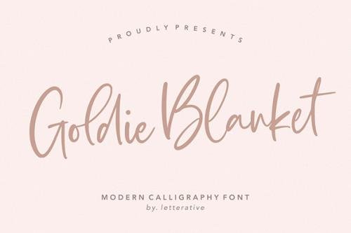 Goldie Blanket Script Font YH