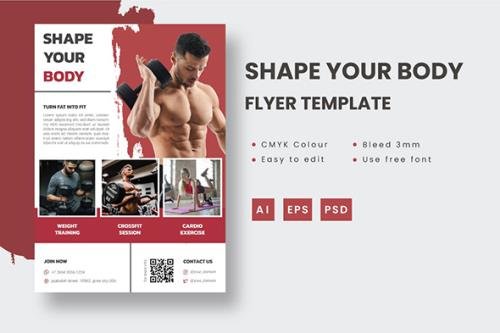 Shape Your Body - Flyer Template