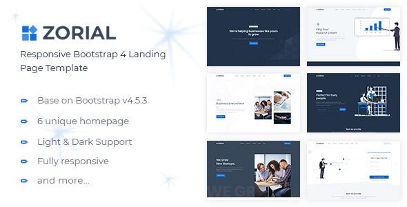 ThemeForest - Zorial v1.0 - Landing Page Template - 29935974