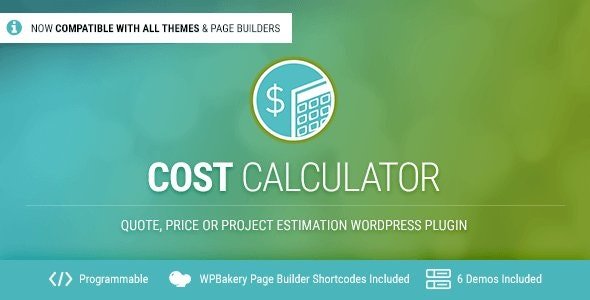 CodeCanyon - Cost Calculator v2.3.6 - WordPress Plugin - 12778927
