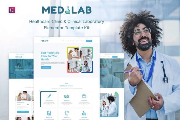 ThemeForest - Medilab v1.0.0 - Healthcare & Clinical Laboratory Elementor Template Kit - 30443970