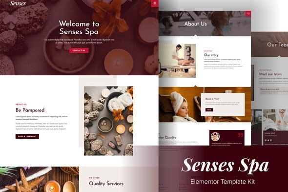 ThemeForest - Senses v1.0.0 - Beauty Spa Salon Elementor Template Kit - 30439211