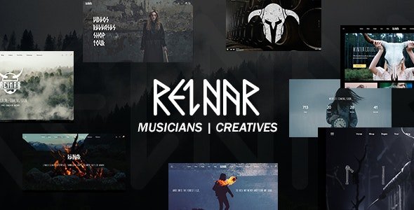 ThemeForest - Reinar v1.2.7 - A Nordic Inspired Music and Creative WordPress Theme - 23147901