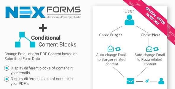 CodeCanyon - Conditional Content Blocks for NEX-Forms v7.5.13 - 22096224