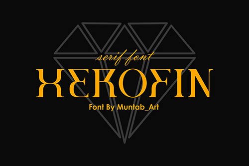 Herofin | Modern Serif font