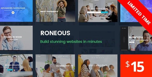 ThemeForest - Roneous v1.8.9 - Creative Multi-Purpose WordPress Theme - 16202433