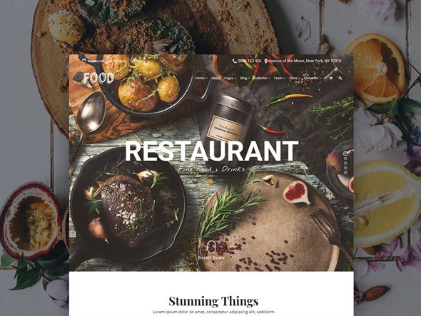 VisualModo - Food v3.3.6 - Restaurant, Pub & Bar Template