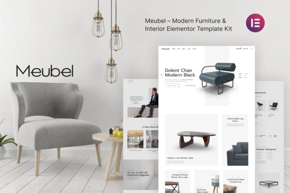ThemeForest - Meubel v1.0.0 - Modern Furniture WooCommerce Elementor Template Kit - 30597862