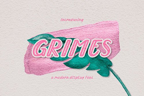 Grimes Display Font