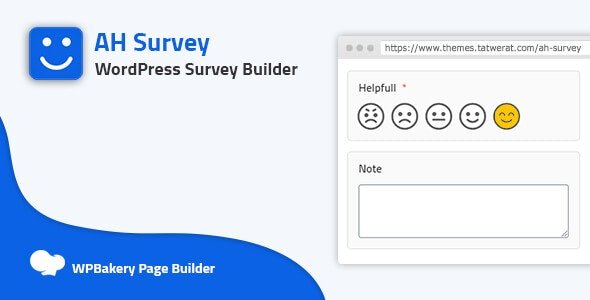 CodeCanyon - AH Survey v1.5 - Survey Builder With Multiple Questions Types - 27646691