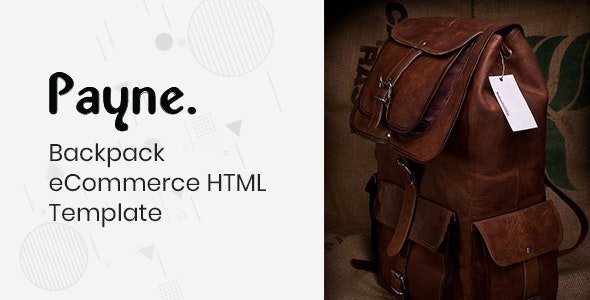 ThemeForest - Payne v1.1 - Backpack eCommerce HTML Template - 24919441