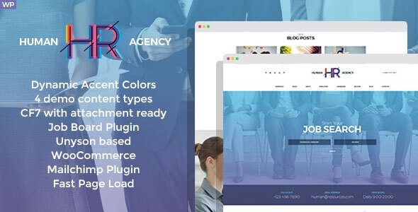 ThemeForest - HR Human Consult v1.3.0 - Searching & Recruiting WordPress Theme - 20703431