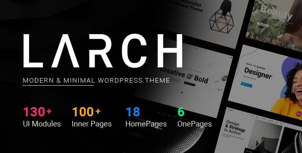 ThemeForest - Larch v2.0 - Responsive Minimal Multipurpose WordPress Theme - 22746673