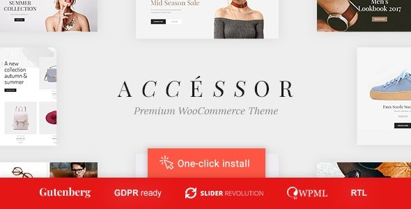 ThemeForest - Accessories Shop v1.1.1 - Online Store, WooCommerce & Shopping WordPress Theme - 19410984