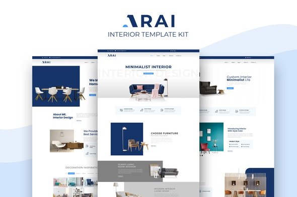 ThemeForest - Arai v1.0.0 - Interior & Furniture Elementor Template kit - 29606092