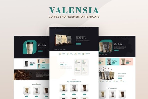 ThemeForest - Valensia v1.0.0 - Coffee Shop Elementor Template Kit - 29702634