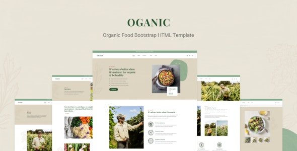 ThemeForest - Oganic v1.0 - Organic Food Bootstrap HTML Template - 30819952