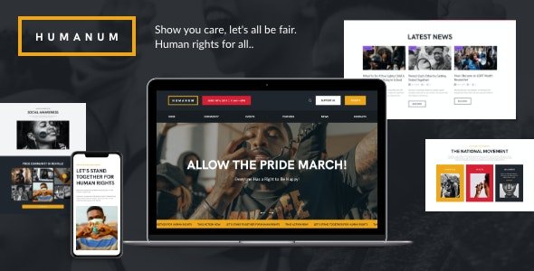 ThemeForest - Humanum v1.0.4 - Human Rights WordPress Theme - 28111940 - NULLED
