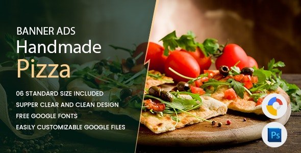 CodeCanyon - Pizza Banners HTML5 - GWD v1.0 - 17458882