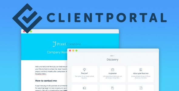 Client Portal v4.11.1 - WordPress Plugin For Keep Your Client Deliverables In One Place