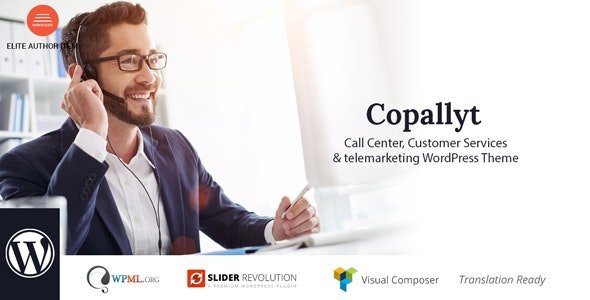 ThemeForest - Copallyt v3.8 - Call Center & Telemarketing WordPress Theme - 21062630