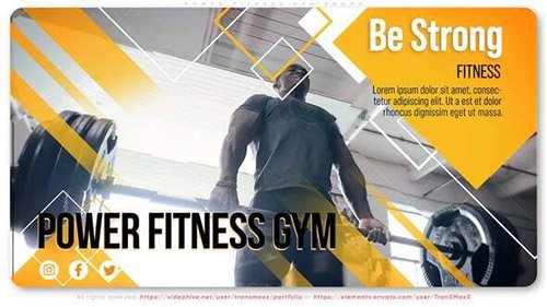 Power Fitness Gym Promo 30985499