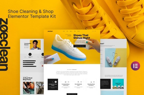 ThemeForest - Zoeclean v1.0.0 - Shoe Cleaning & Shop Template Kit - 30953451
