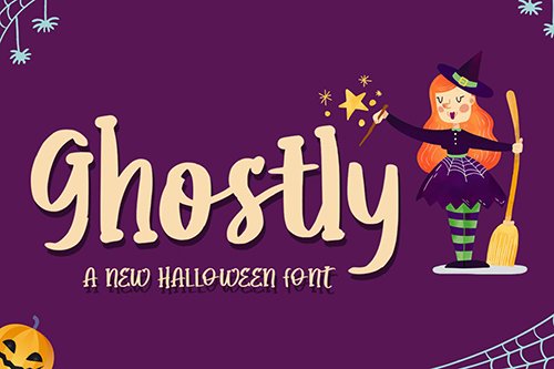 Ghostly - Halloween Typeface