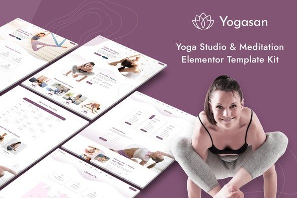 ThemeForest - Yogasan v1.0.0 - Yoga Studio & Meditation Elementor Template Kit - 30860777