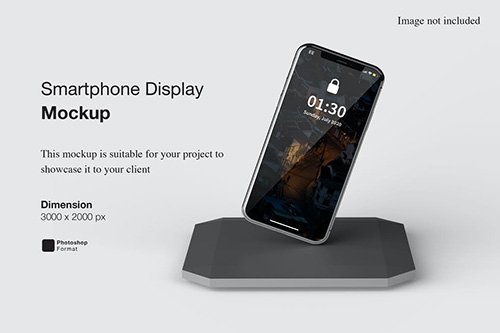 Smartphone Display Mockup PSD