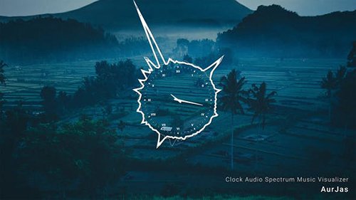 Clock Audio Spectrum Music Visualizer 31028201