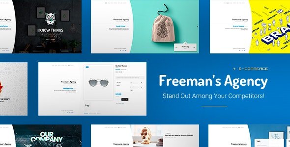 ThemeForest - Freeman v1.0 - Creative WordPress Theme for Agencies (Update: 25 December 18) - 20745574