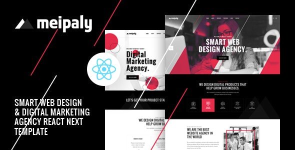 ThemeForest - Meipaly v1.0 - React Next Digital Services Agency Template - 30310443